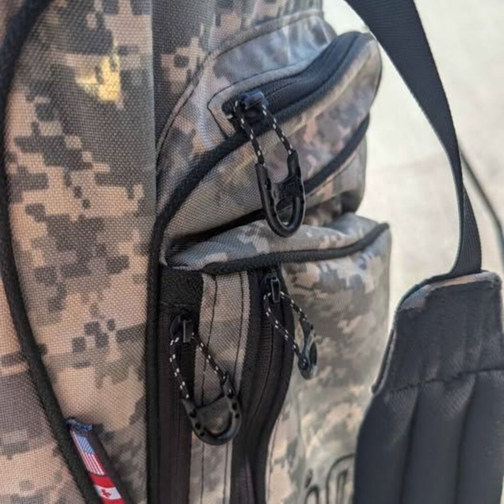 PING Hoofer Vantage Golf Stand Bag Digital Camo USA Flag Dual Strap Carry - Picture 9 of 12